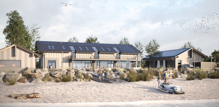 Na zdjęciu: wizualizacja budynku (fot. Facebook.com/Marcin Majek)