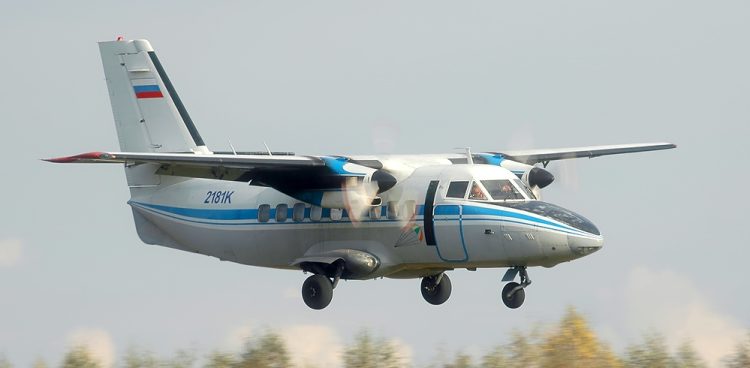 Rosyjski Let L-410 Turbolet (fot. Wikimedia Commons/Rosyjski Let L-410 Turbolet)