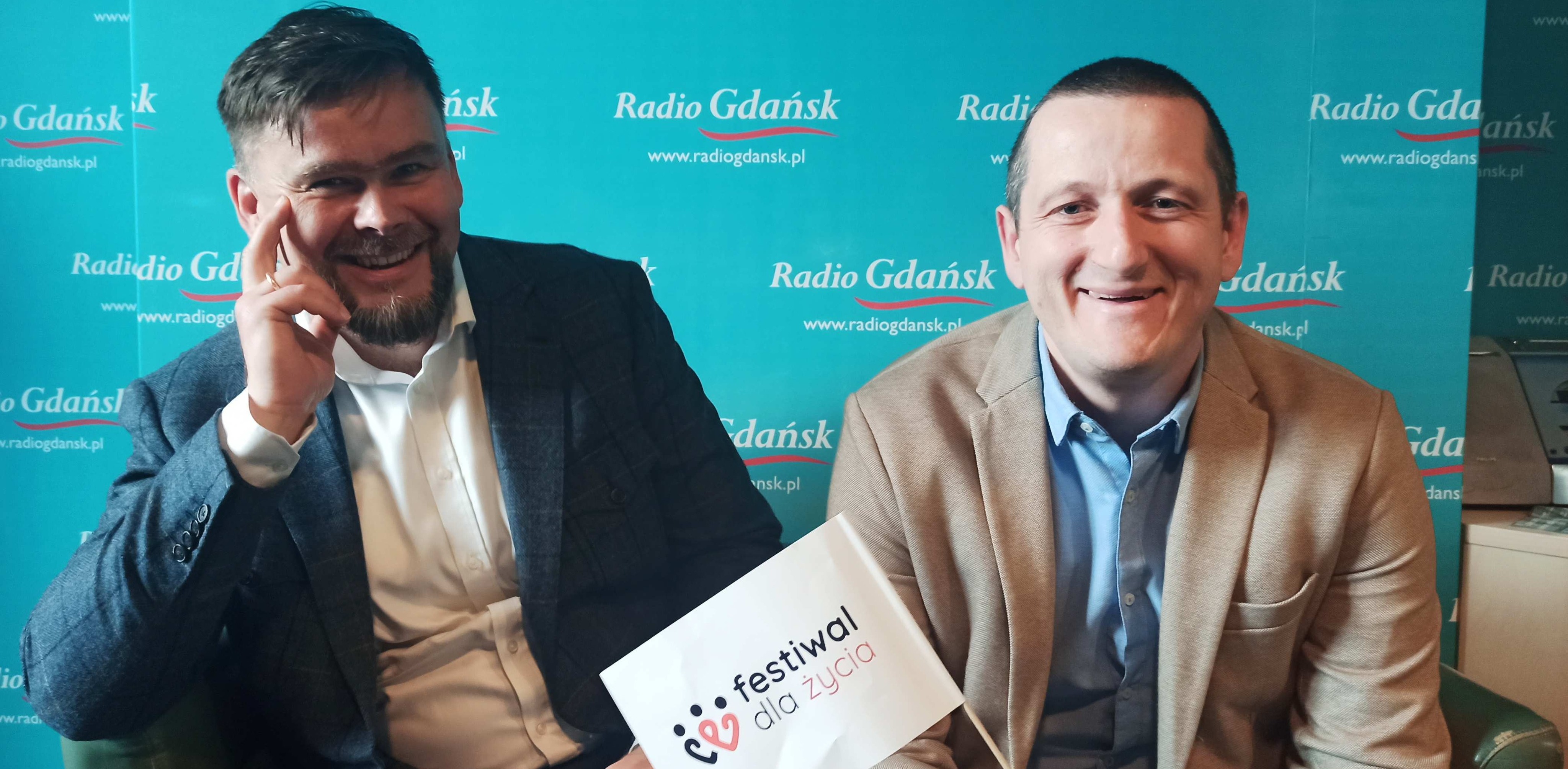 Szymon Gajda i Artur Kurkowski (fot. Radio Gdańsk/Alicja Samolewicz-Jeglicka)