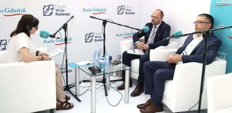 Iwona Wysocka, Piotr Meler i Artur Michalski (fot. Radio Gdańsk/Roman Jocher)