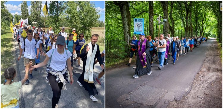 (fot. Facebook/Gdyńska Piesza Pielgrzymka na Jasną Górę/Kaszubska Piesza Pielgrzymka z Helu na Jasną Górę)