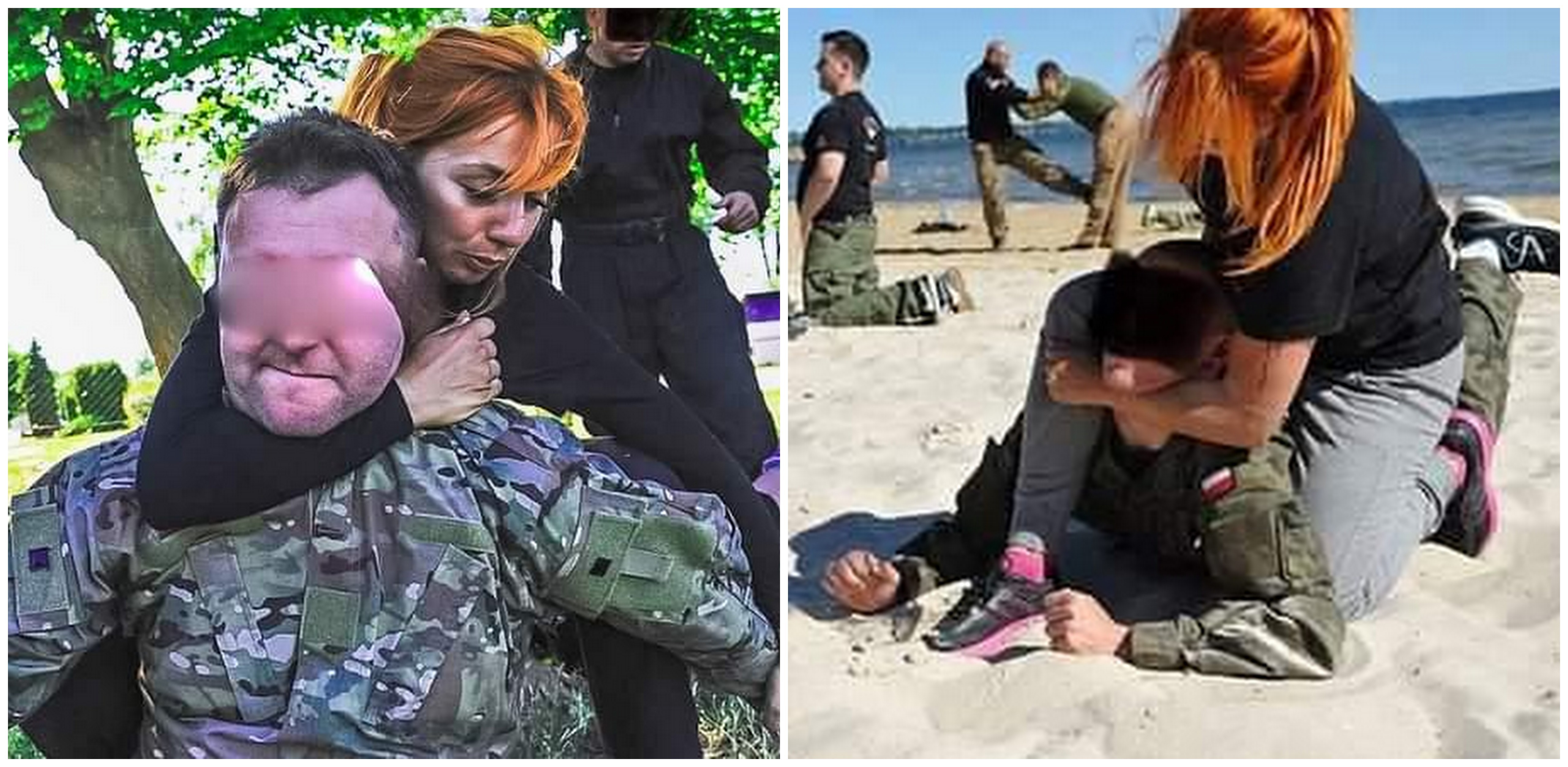 Bohaterka audycji podczas zajęć (fot. archiwum prywatne Grażyny Ferry-Kopocińskiej)