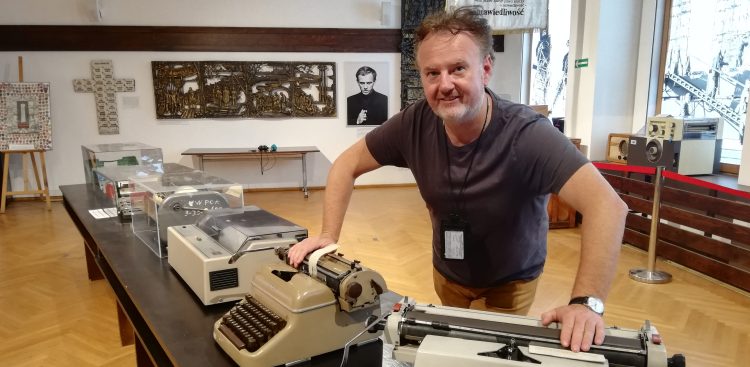 Robert Kwiatek w Sali BHP (fot. Andrzej Urbański)