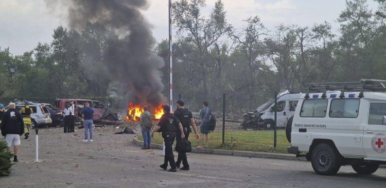 (fot. EPA/National Police of Ukraine, Dostawca: PAP/EPA.)