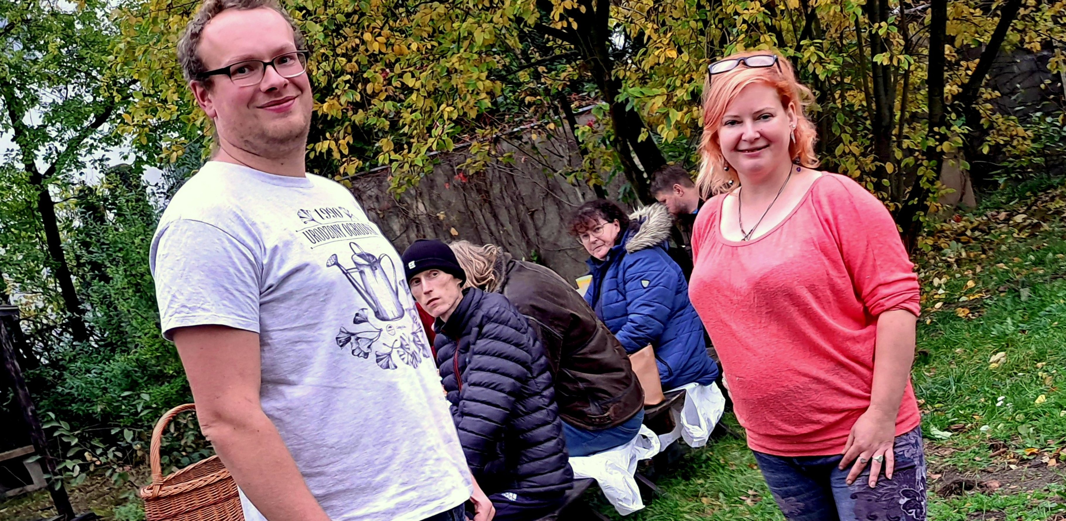 Na zdjęciu: Tomasz Mrozek-Gliszczyński i Agnieszka Gliszczyńska (fot. Radio Gdańsk/Włodzimierz Raszkiewicz)