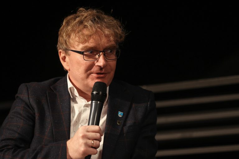 dr Marcin Owsiński z Muzeum Stutthof w Sztutowie, (fot. Radio Gdańsk/Roman Jocher)