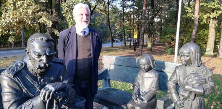 Na zdjęciu Krzysztof Jaraczewski, wnuk Marszałka Józefa Piłsudskiego w Muzeum w Sulejówku (fot. Radio Gdańsk/Andrzej Urbański)