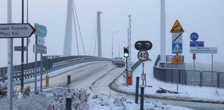 Gdańsk Sobieszewo, most zwodzony na Martwej Wiśle (fot. Radio Gdańsk/Roman Jocher)