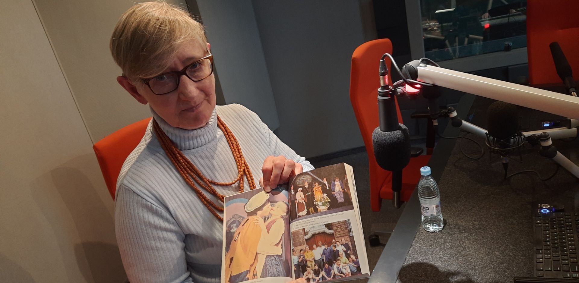 Redaktor Anna Sobecka, inicjatorka tematyki kresowej w Radiu Gdańsk. (fot. Radio Gdańsk/Andrzej Urbański)