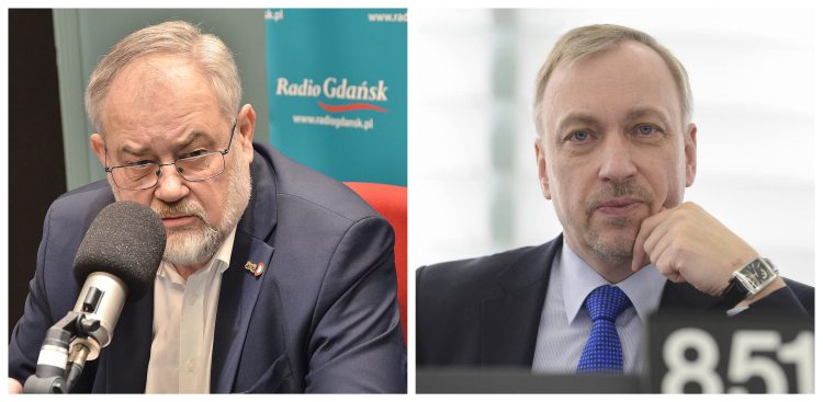 Piotr Adamowicz i Bogdan Zdrojewski (Fot. Radio Gdańsk; Facebook/Bogdan Zdrojewski)