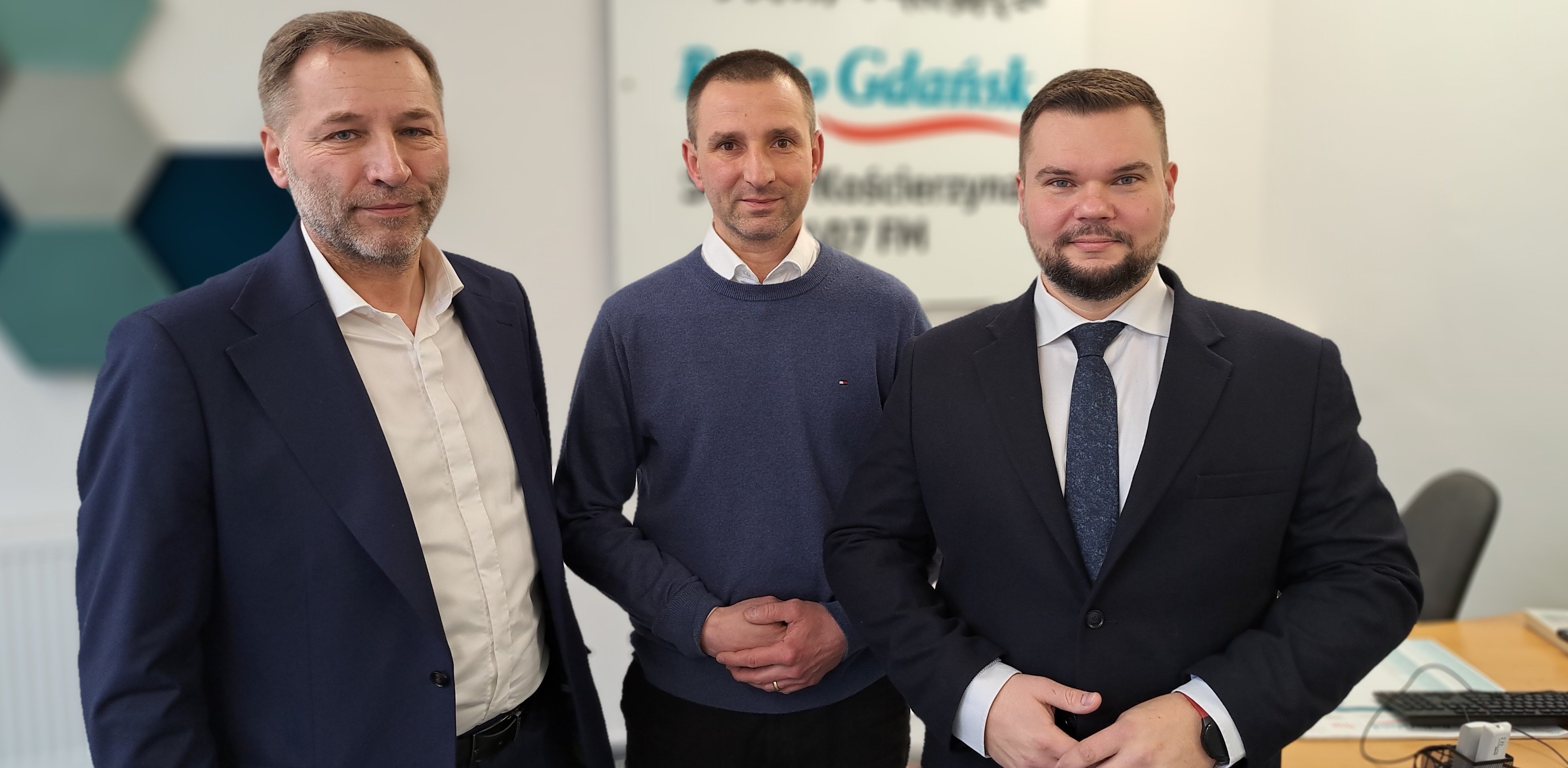 Michał Majewski, Mateusz Hołdys, Dawid Jereczek(Fot. Radio Gdańsk/Grzegorz Armatowski)