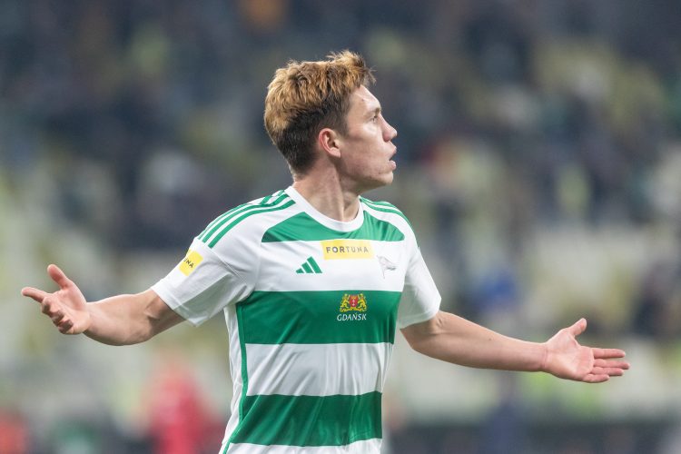 Fortuna 1 Liga. Lechia Gdańsk - Wisła Kraków Nz. Maksym Khlan ( Lechia ).
10.11.2023
fot. Krzysztof Mystkowski / KFP