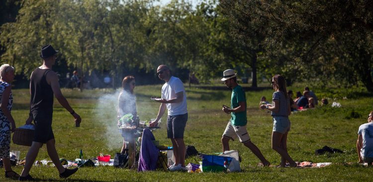 Zdjęcie archiwalne. Park imienia Ronalda Reagana w Gdańsku (Fot. Agencja KFP/Anna Rezulak)