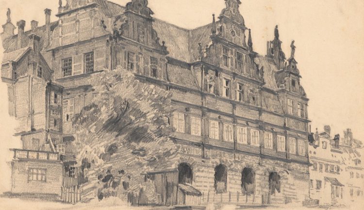 Jan Gumowski, Gdańsk, "Zielona Brama", 1928 r. (fot. Muzeum Narodowe w Gdańsku)