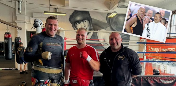 Od lewej: Mariusz Wach, Kacper Meyna i Maciej Brzostek. (Fot. Instagram/Kacper Meyna, EPA/ALI HAIDER)