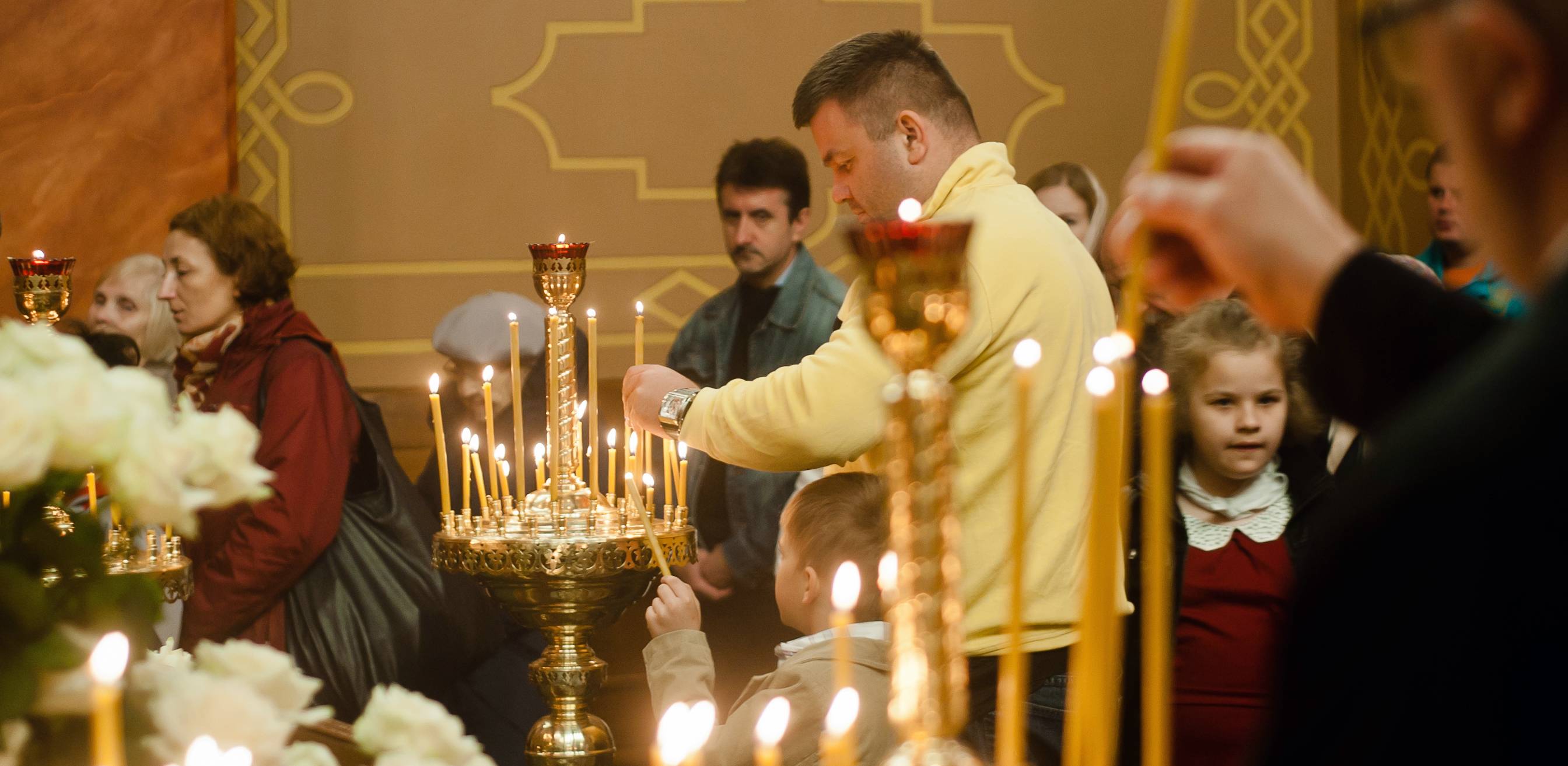 Zdjęcie Archiwalne. Poniedziałek Paschy w cerkwi św. Mikołaja w Gdańsku (fot. Agencja KFP/Mateusz Ochocki)