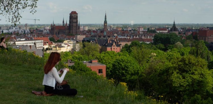 Panorama Gdańska z Góry Gradowej. 24.05.2021 / fot. Anna Rezulak / KFP