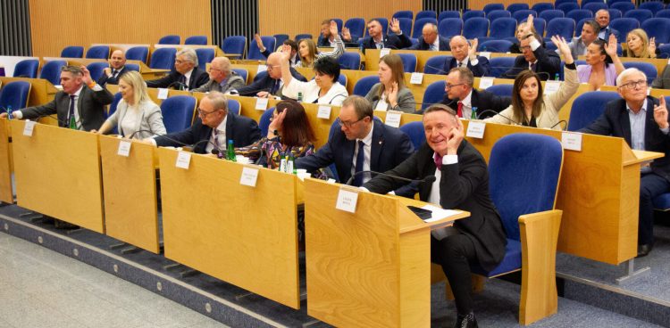 Piątkowa sesja sejmiku (Fot. UMWP)