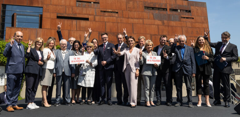 04.06.2024 r., Gdańsk. Uroczystość upamiętnienia narodzin polskiej demokracji w 35. rocznicę wyborów z 4 czerwca 1989 r.