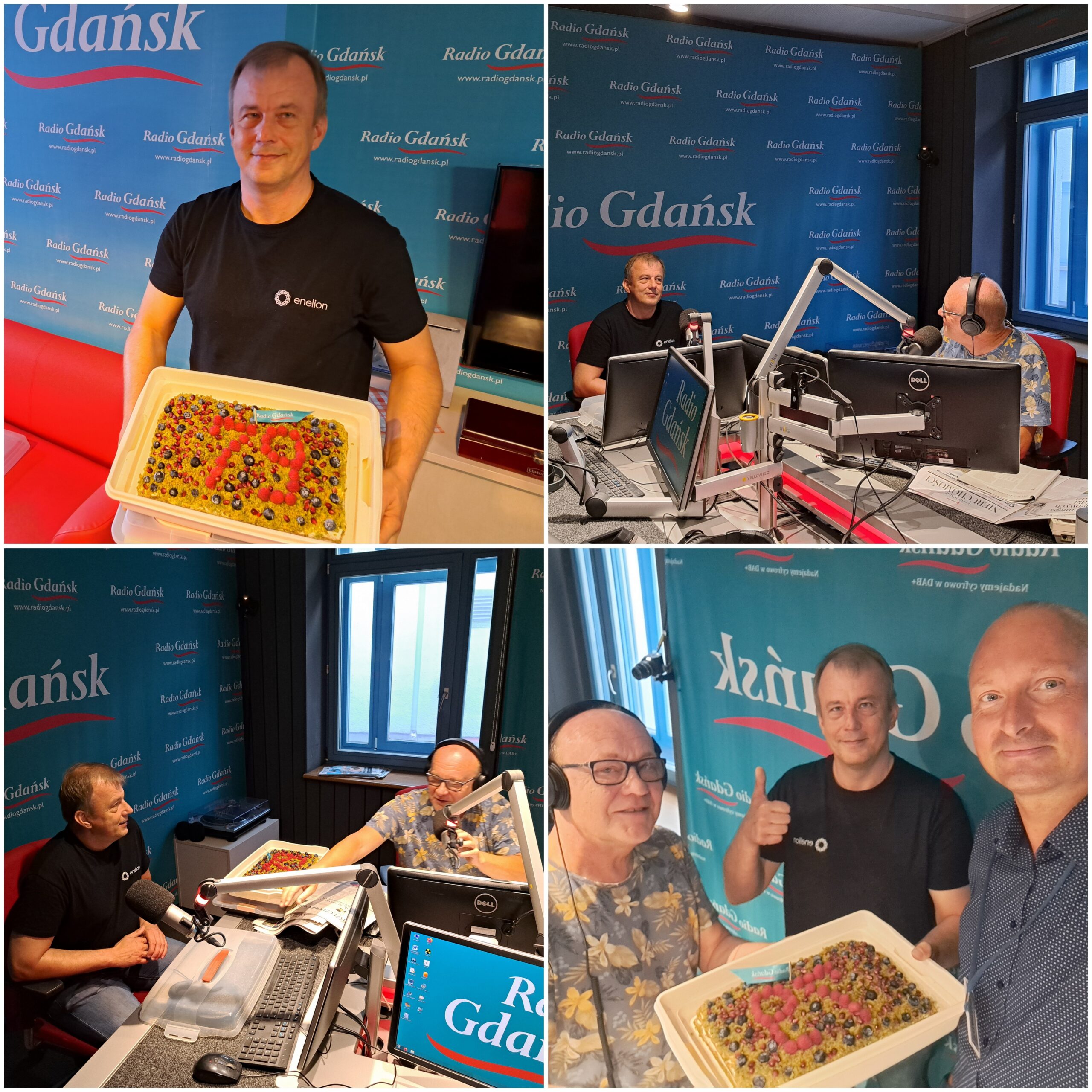Adam Słomiński tort urodziny radio gdańsk