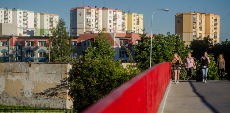 Zdjęcie archiwalne. Wieżowce przy ulicy Witosa w Gdańsku (fot. Mateusz Ochocki/KFP)