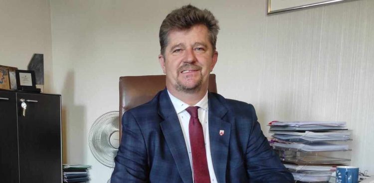 Burmistrz Malborka Marek Charzewski (fot. Radio Gdańsk/Mateusz Czerwiński)