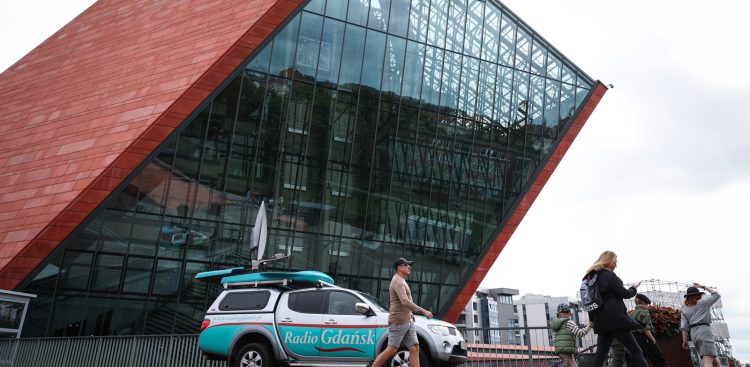 Budynek Muzeum II Wojny Światowej w Gdańsku
(Fot. Radio Gdańsk/Roman Jocher)