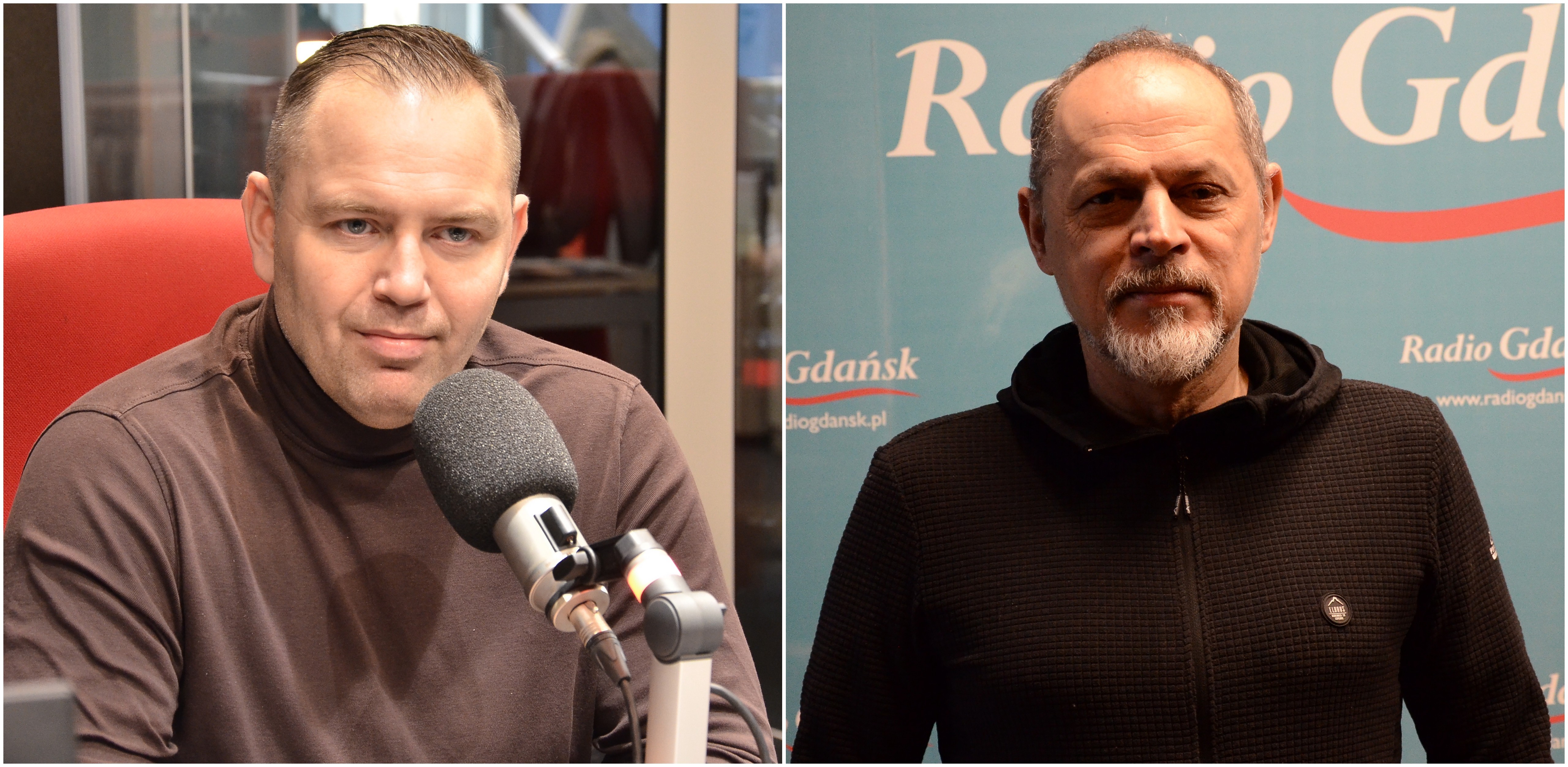 dr Karol Nawrocki i prof. Rafał Wnuk (Fot. Radio Gdańsk)