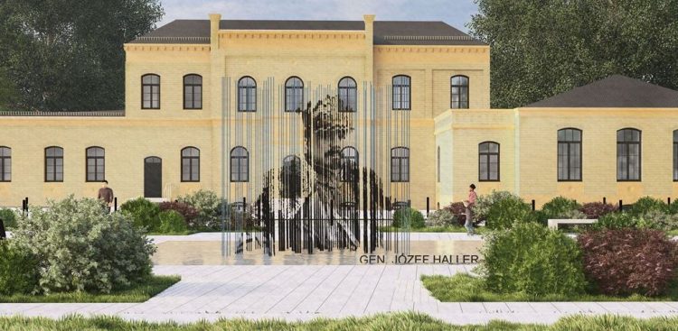 Projekt pomnika gen. Hallera - miejsce I (Fot: www.starogard.pl)