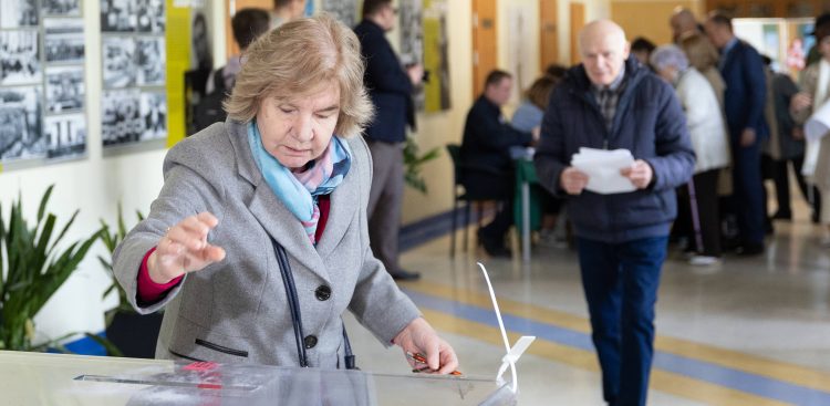 Wybory samorządowe 2024 w Sopocie. 07.04.2024 r. (fot. Agencja KFP/Anna Rezulak)