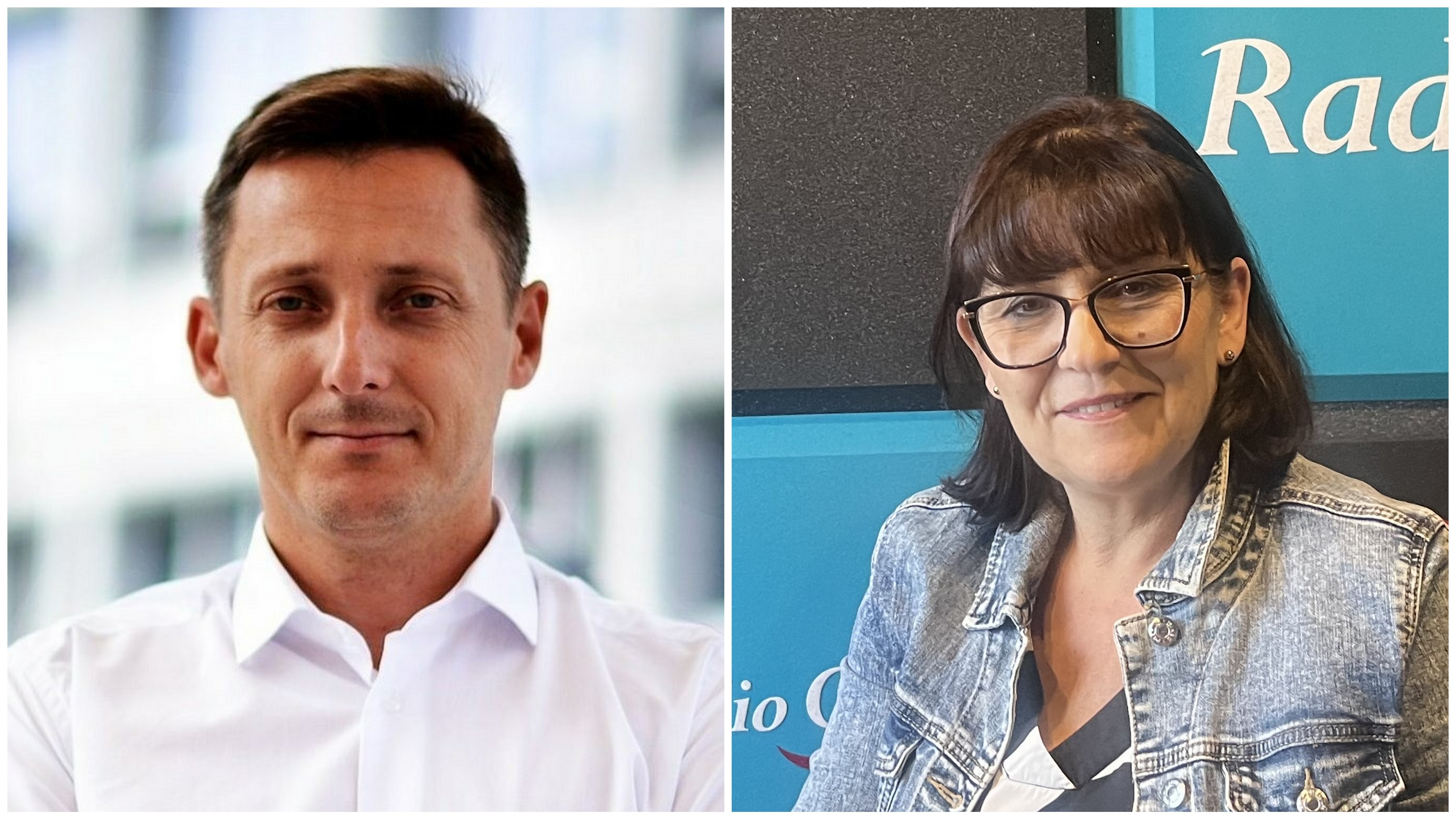 Tomasz Czuczak i Barbara Dykier (fot. archiwum prywatne Tomasza Czuczaka/Radio Gdańsk/Joanna Merecka Łotysz)