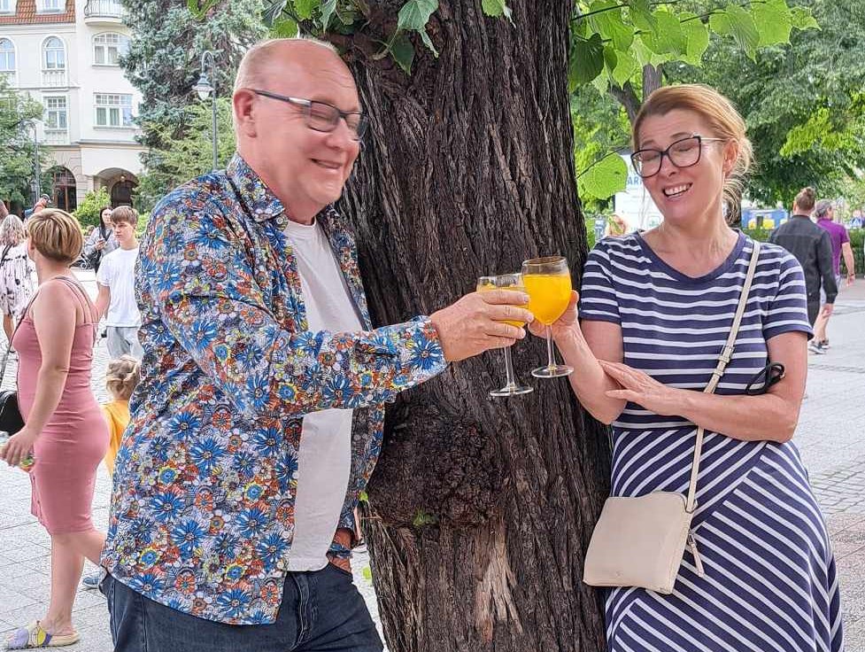 Włodzimierz Raszkiewicz i Marzena Grochowska (fot. Radio Gdańsk)