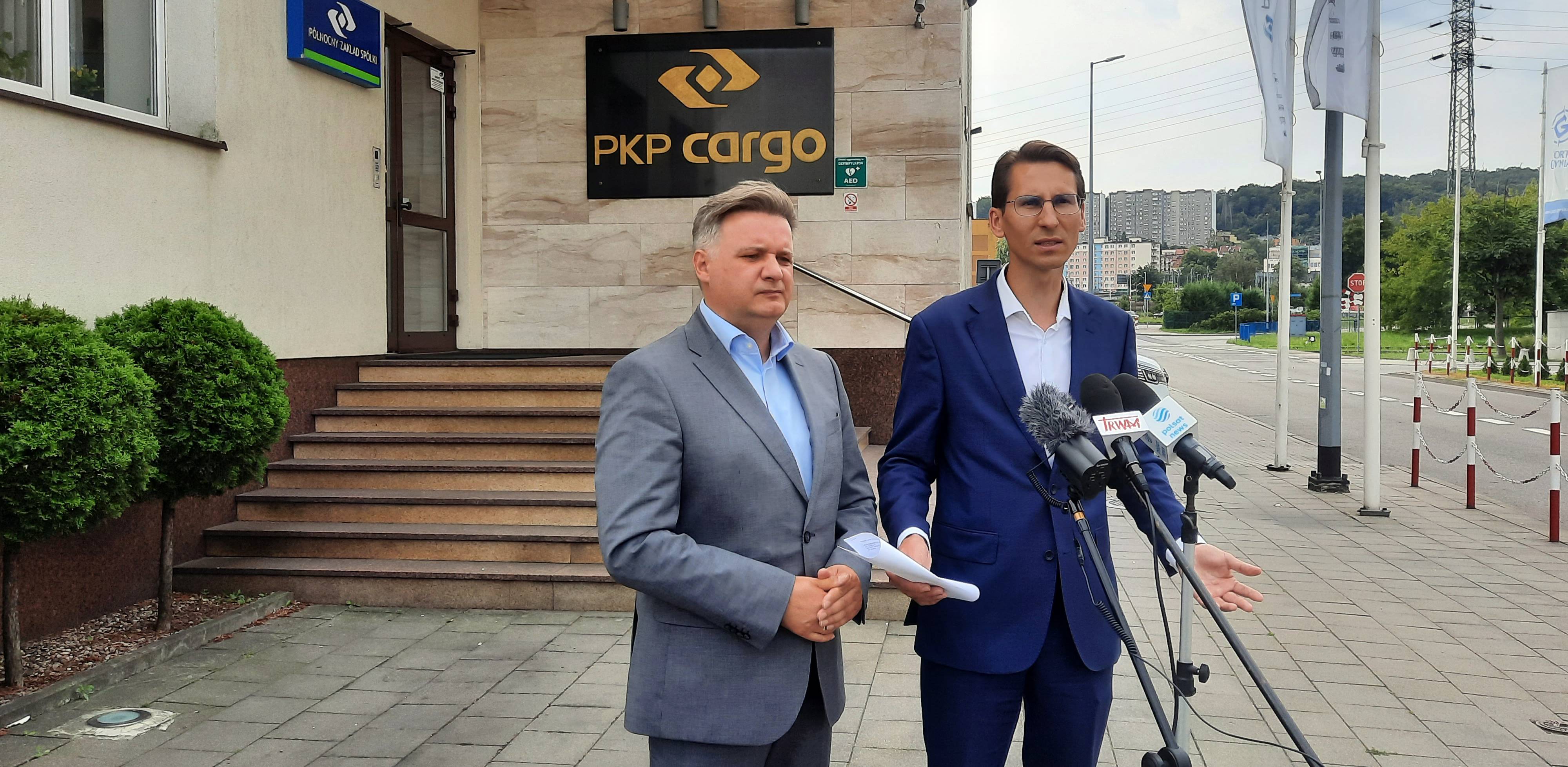 Michał Kowalski i Kacper Płażyński (Fot. Radio Gdańsk/Marcin Lange)