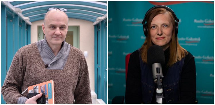 Andrzej Urbański i Alicja Samolewicz-Jeglicka (fot. Radio Gdańsk, Radio Gdańsk/Roman Jocher)