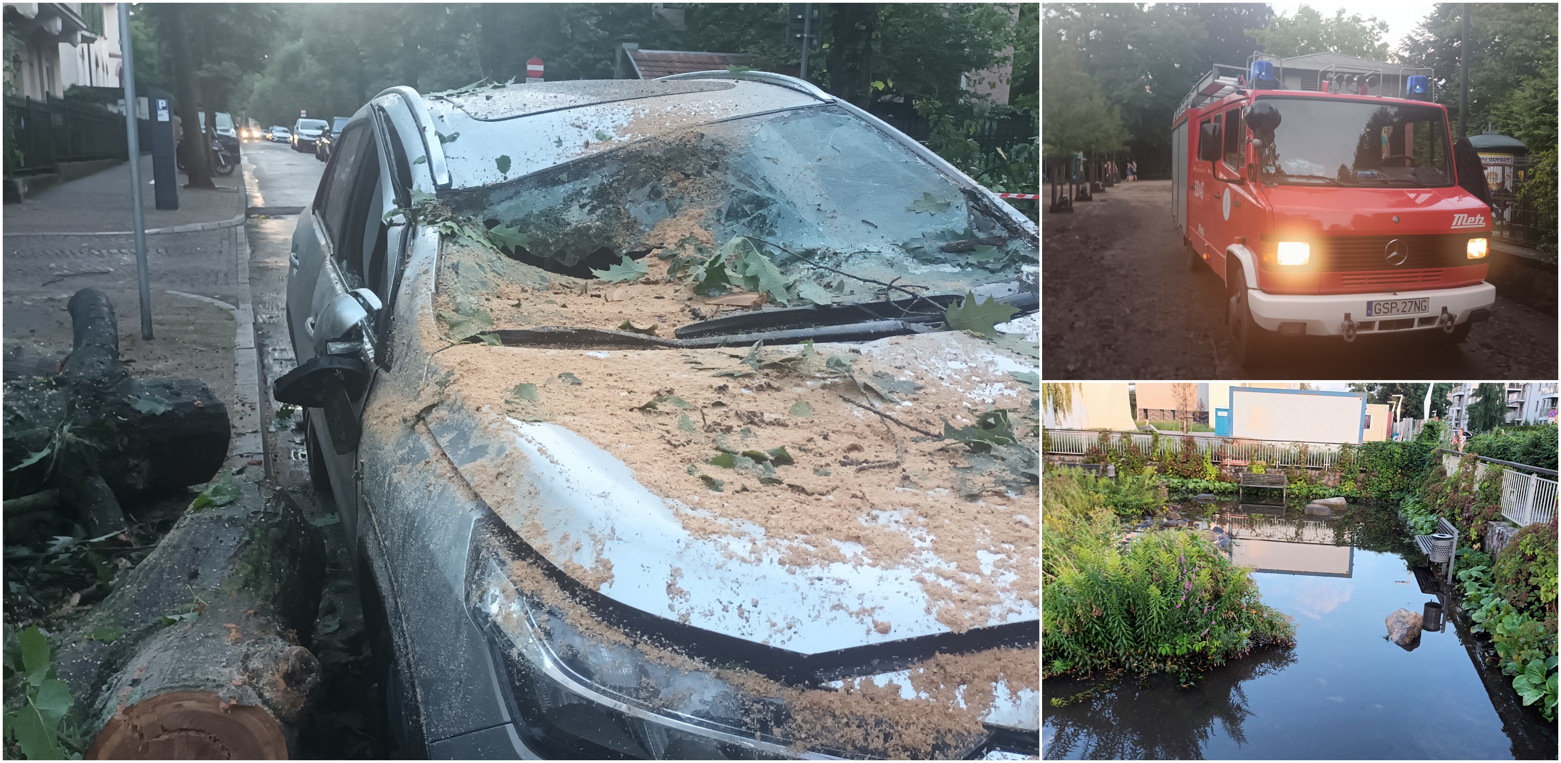 Sopot - skutki nawałnicy (Radio Gdańsk/Piotr Puchalski)