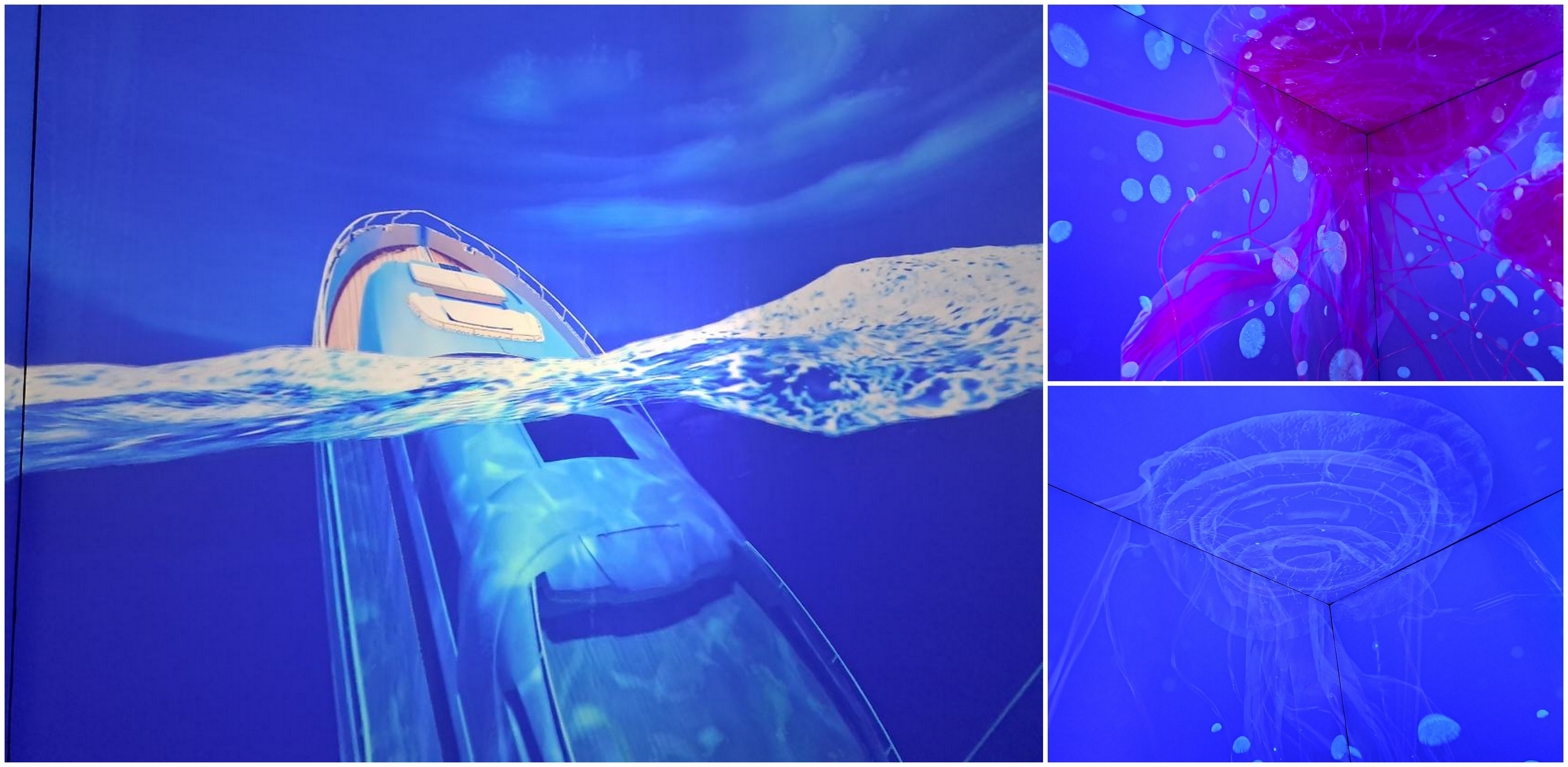 Wizualizacje z instalacji "Shakespeare Dimensions - Episode One" (fot. Radio Gdańsk/Marzena Bakowska)