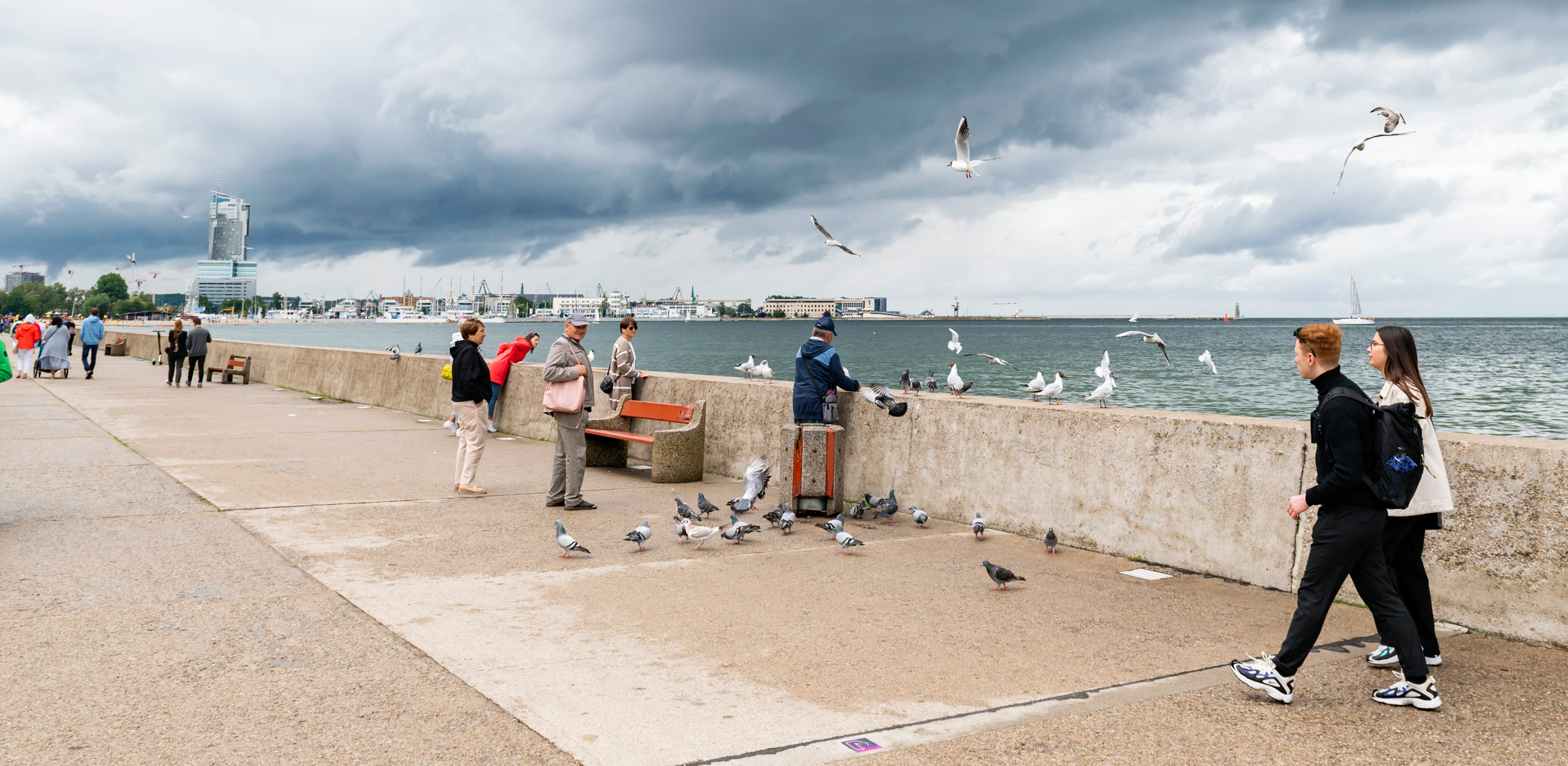 Bulwar nadmorski w Gdyni (fot. Anna Bobrowska/KFP