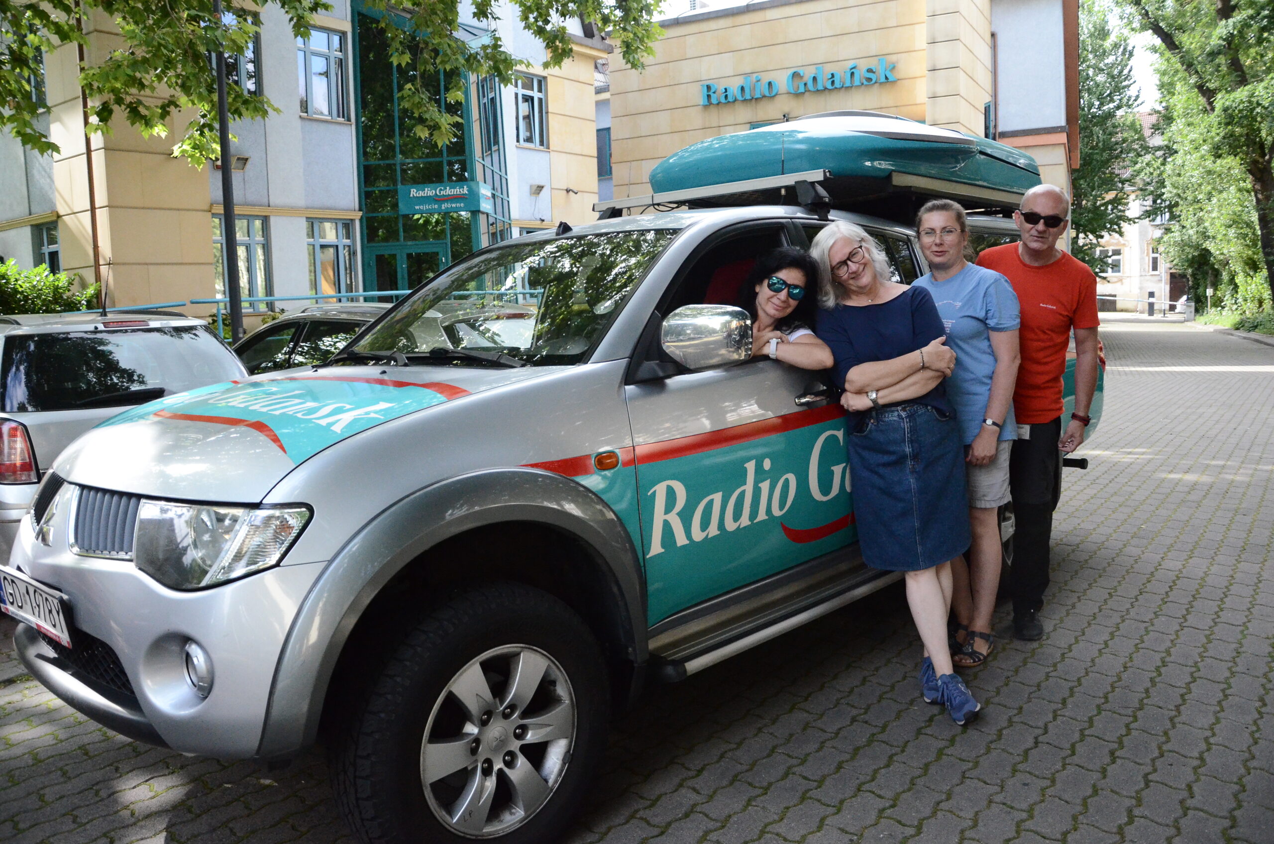 Chwilę przed wyjazdem w wakacyjną podróż po Pomorzu (Fot. Radio Gdańsk/Rafał Korbut)