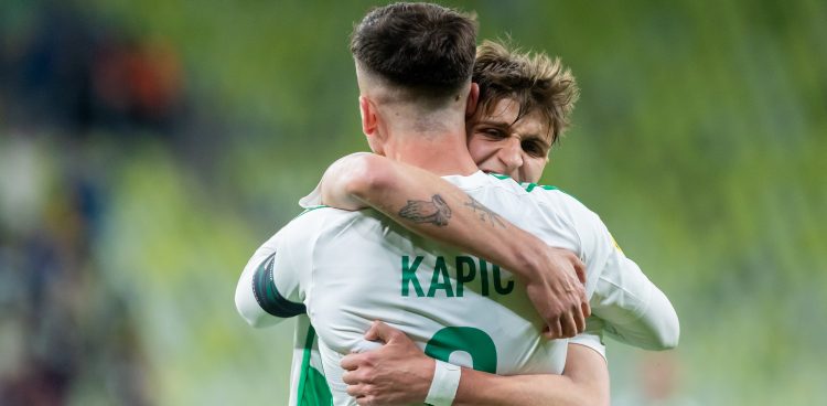 Zdjęcie ilustracyjne. Nz. Rifet Kapić i Tomasz Neugebauer. (fot. Krzysztof Mystkowski/KFP)