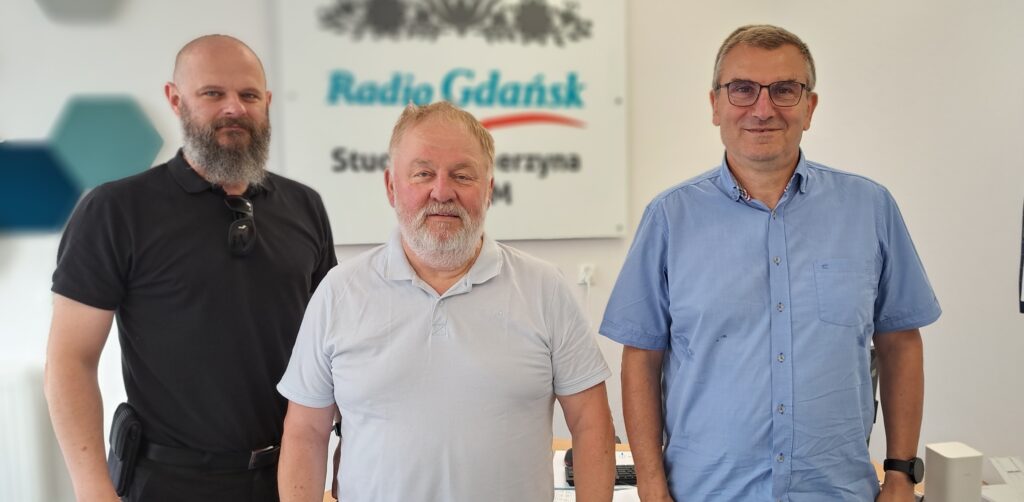 Od lewej Jacek Pauli Andrzej Knitter Roman Guzelak (fot. Radio Gdańsk/Grzegorz Armatowski)