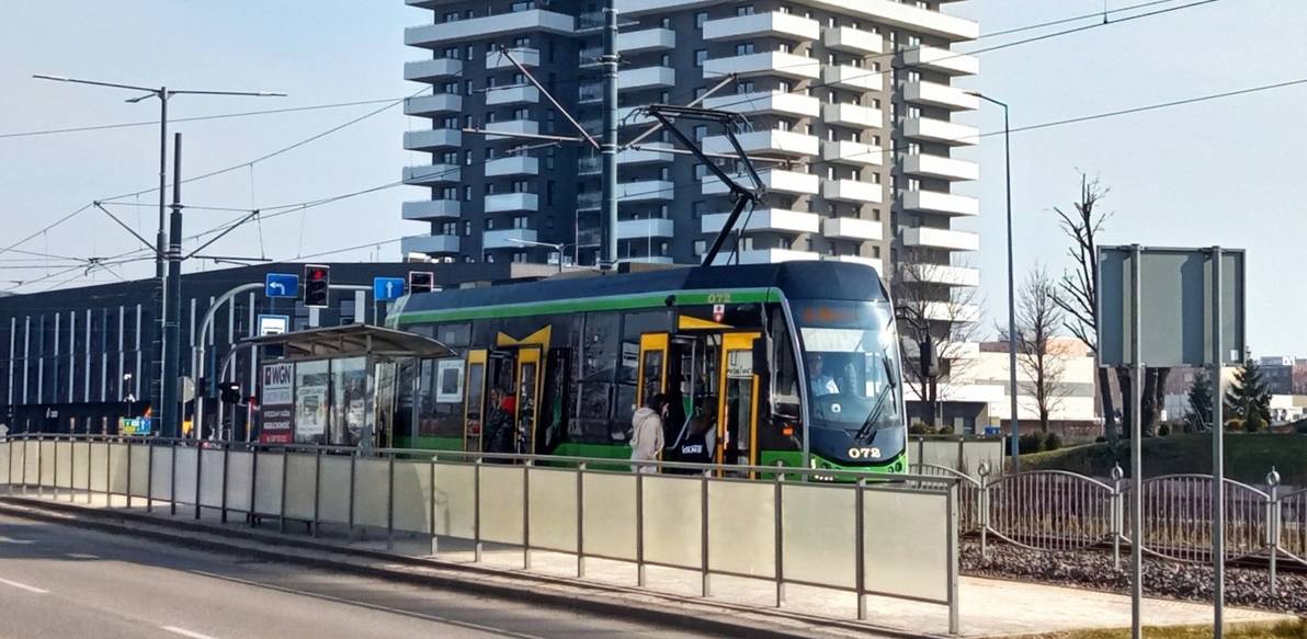 Przystanek tramwajowy w Elblągu (fot. UM w Elblągu)
