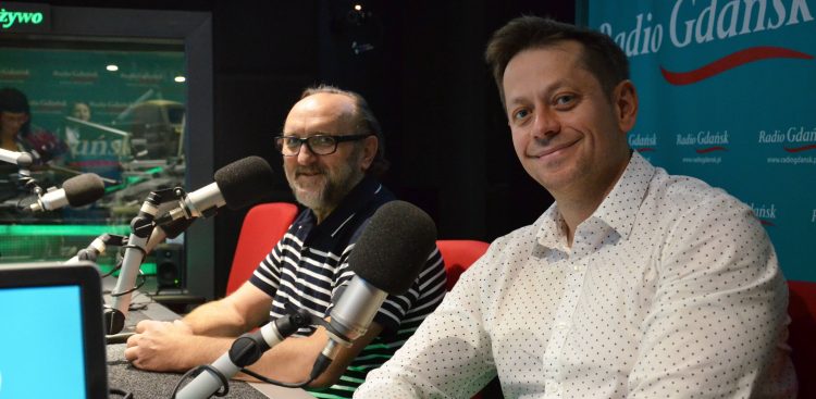 Adam Protasiuk i Przemysław Kitowski - goście audycji "Ludzie i Pieniądze" (fot. Radio Gdańsk/Piotr Puchalski)