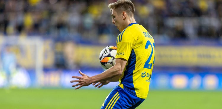 Zdjęcie archiwalne. Fortuna 1 Liga. Arka Gdynia - ŁKS Łódź (fot. Krzysztof Mystkowski/KFP)