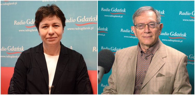 Katarzyna Romantowska–Jaskólska oraz prof. Marek Grzybowski
(fot. Radio Gdańsk)