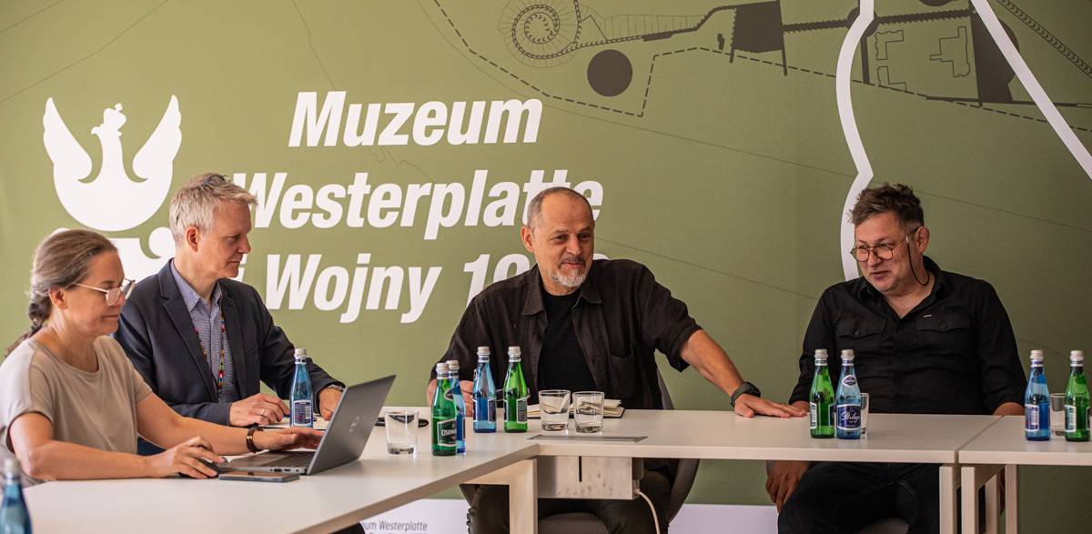 Spotkanie w siedzibie MIIWŚ w Gdańsku ws. budowy nowej wystawy w budynku byłej elektrowni (fot. Muzeum II Wojny Światowej)