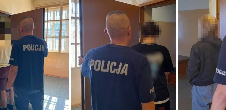 Dozorem policyjnym i zakazem opuszczania kraju zostali objęci trzej 17-latkowie z powiatu lęborskiego, podejrzani o udział w oszustwach metodą na tzw. BLIK.  (fot. KPP Lębork)