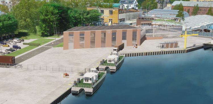 PGE Balica, czyli spółka odpowiedzialna za realizację Programu Offshore Grupy PGE szuka generalnego wykonawcy, który przygotuje szczegółowy projekt i wybuduje bazę operacyjno-serwisową na potrzeby obsługi morskich farm wiatrowych w Ustce. (fot. materiały prasowe)