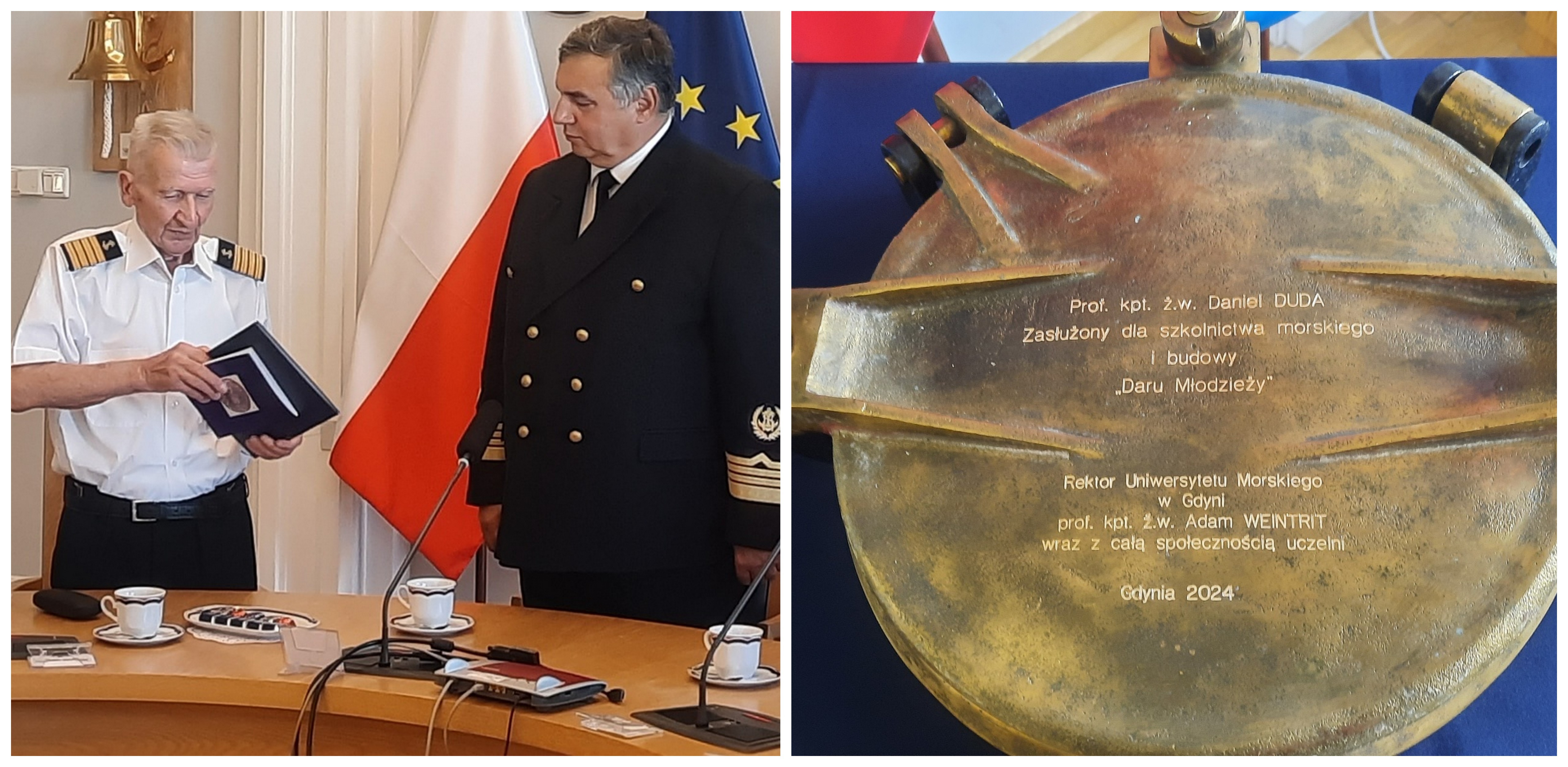 Profesor zamierza przekazać pamiątkowy bulaj Narodowemu Muzeum Morskiemu(Fot. Radio Gdańsk/Anna Rębas)