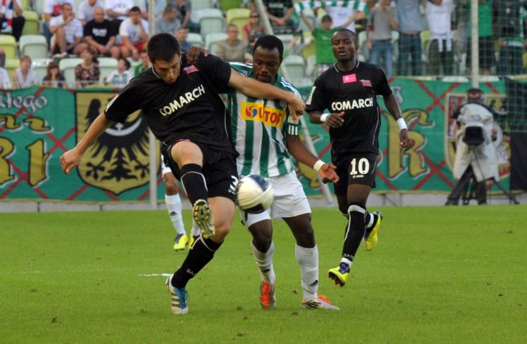 Mecz inauguracyjny na PGE Arena w Gdansku pomiedzy Lechia Gdansk i Cracovia Krakow. 14.08.2011 Fot. Maciej Kosycarz / KFP