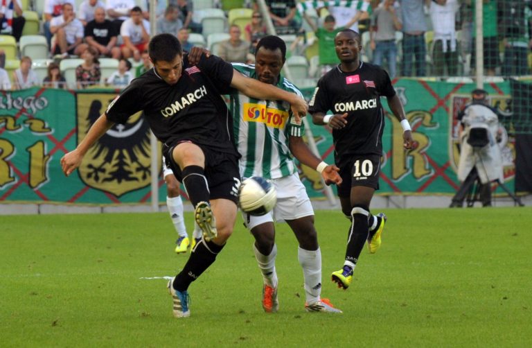 Mecz inauguracyjny na PGE Arena w Gdansku pomiedzy Lechia Gdansk i Cracovia Krakow. 14.08.2011 Fot. Maciej Kosycarz / KFP